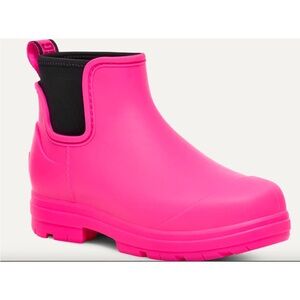 Women's Pink Ankle Rain Boots